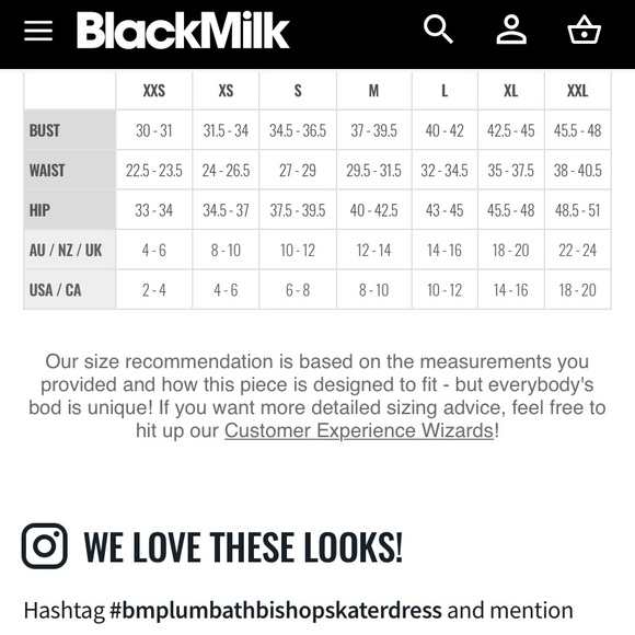 Blackmilk “PLUM BATH BISHOP SKATER DRESS” Size Large L NWT - Picture 10 of 15